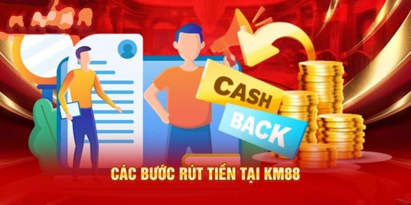 Hướng dẫn các thao tác để rút tiền KM88